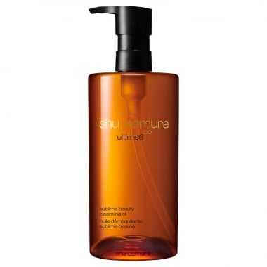 ultime8∞ sublime beauty cleansing oil, a nutritive cleansing oil for effective make up removal.